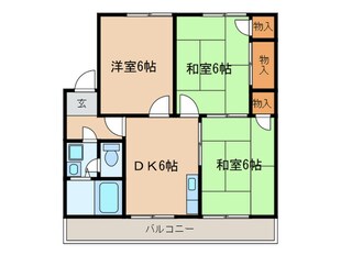 コーポ倉知の物件間取画像